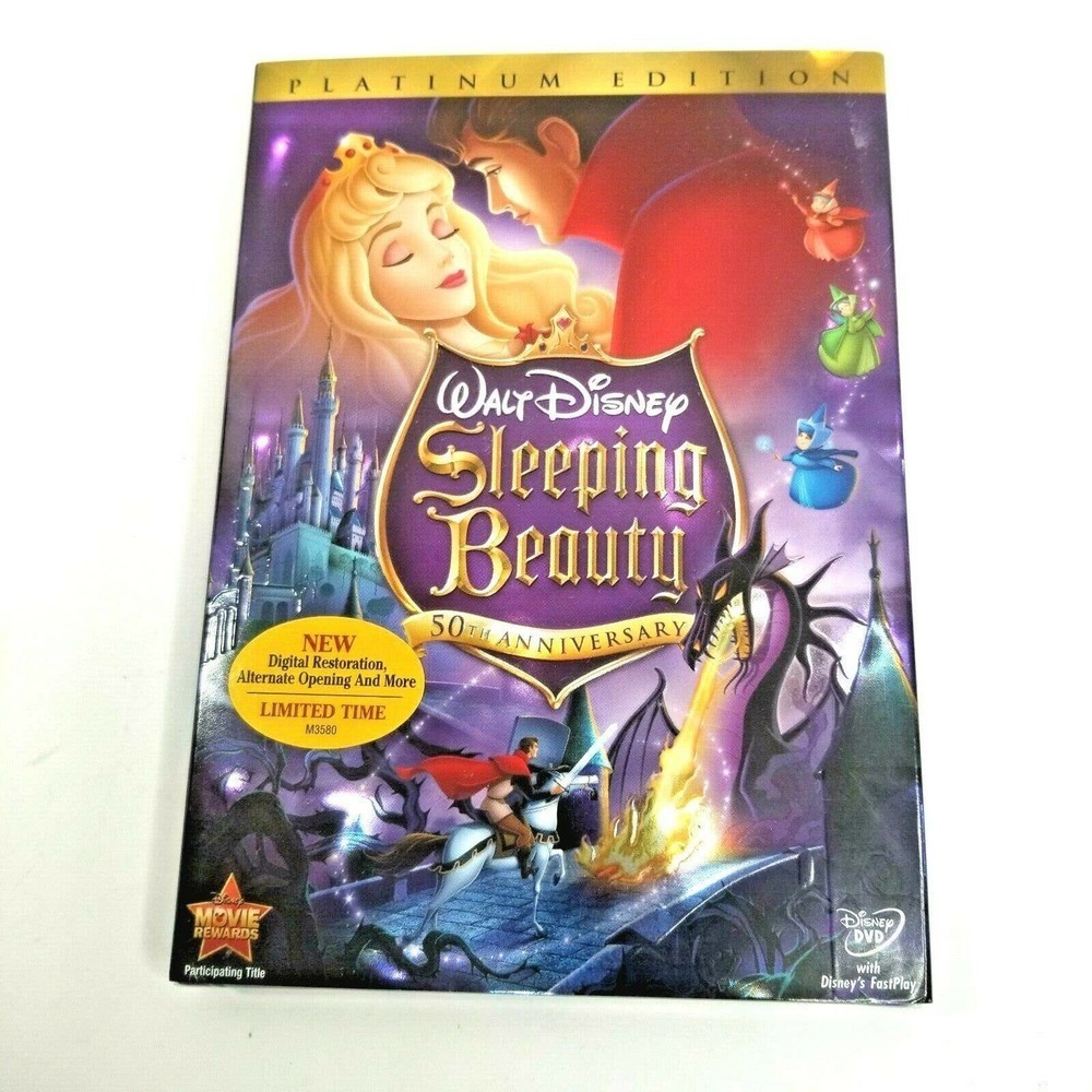 Walt Disney Sleeping Beauty 50th Anniversary Platinum Edition New and Sealed